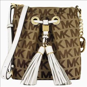 Michael Kors Camden Tassel Drawstring Crossbody